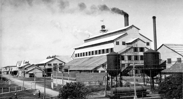 Central Manatí - Vista de la fábrica de azúcar (Ca. 1919).