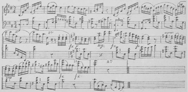 El Conde Alarcos. Contradanza para Piano compuesta por Don Manuel del Monte.
