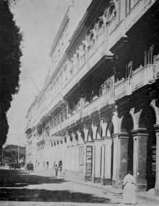 Gran Hotel Pasaje de la Habana. Vista exterior (Ca. 1910)