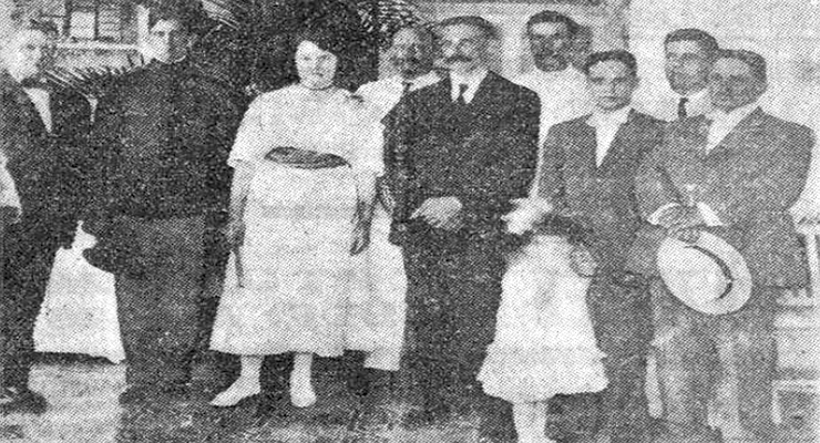 José Albistur, popular Alcalde de Bolondrón y representante por el Partido Conservador en la nueva Estación Sanitaria (Ca. 1916)