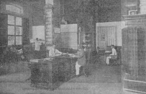 Escritorio de la Compañía Licorera de Manzanillo (Ca. 1918).