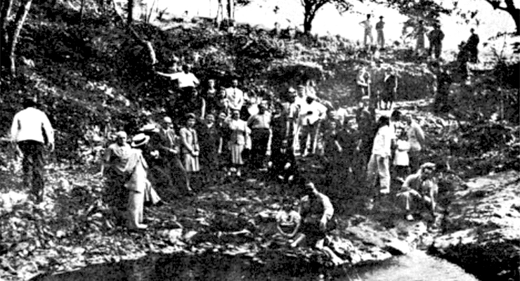Vista de los Manantiales El Boticario en el término de Guanabacoa (Ca. 1944)