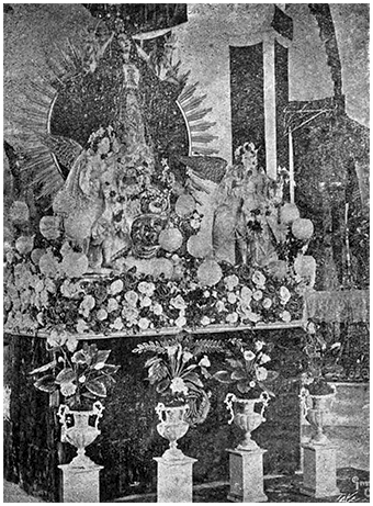 Imagen de la Virgen de la Asunción, patrona de Guanabacoa.