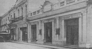 Edificio que ocupaba la fábrica La Competidora Gaditana en la calle de Santa Clara 7, Habana (Ca. 1918).