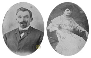 Cosme del Peso y su esposa la distinguida dama Fe Fuentes de del Peso.