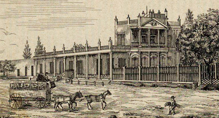 Quinta del Conde de Fernandina (El Cerro), Habana. Lit. del Gobierno, 1856.