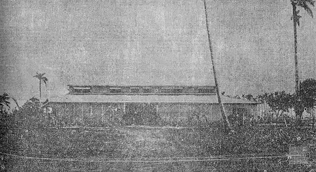 Vista de la casa vivienda de la finca “La Purísima Concepción” cerca del pueblo Los Palacios (Ca. 1918).