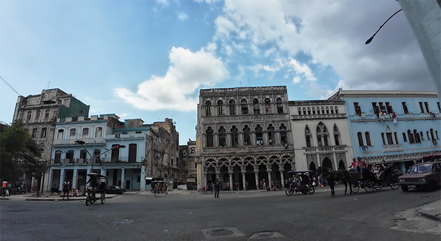 Vista del Palacio de las Ursulinas en Egido esquina Calzada del Monte, Habana (Ca. 2024).