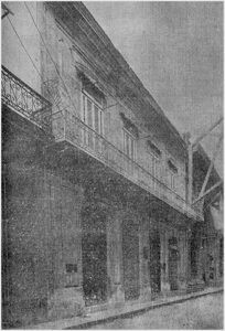 Oficinas de la sociedad L. R. Muñoz y Co. en la calle de Obrapía, Habana (Ca. 1918).