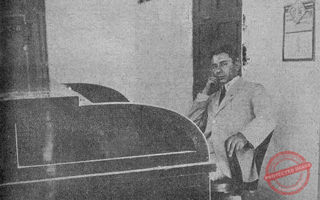 Fernando García Villegas gerente de Gancedo & García S. en C. (Ca. 1918).