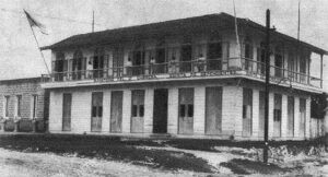 Primitivo edificio que ocupó en el año de 1895 el Sanatorio Quinta de Dependientes Nuestra Señora del Carmen fundado por el doctor José Cabrera Saavedra en Caibarién.