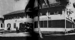 Aspecto general de la fábrica de curtidos de los Sres. Pedro Genin y Co. en Caibarién, una de las mayores Cuba (Ca. 1929).