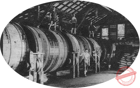 Fábrica de curtidos de Felipe Tellechea - Departamento de Batanes para curtir.