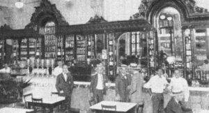 Vista interior del Café y Restaurante La Diana propiedad de José Fernández Pardo (Ca. 1929).