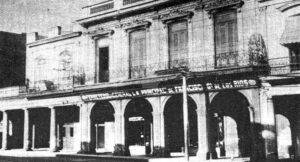 Ferretería La Principal de Francisco García y de los Ríos. Fachada de su edificio en Máximo Gómez 322, Habana (Ca. 1929).