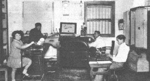 Oficina principal de La Primera Tenería en Surgidero de Batabanó en 1929.