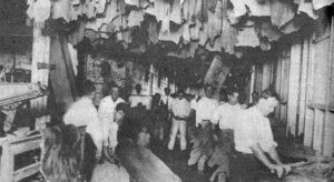 La Primera Tenería en Surgidero de Batabanó. Secadero general y moderna maquinaria para enfardar las pieles.