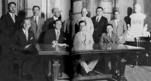 Directiva de la Asociación de Comerciantes e Industriales de la Avenida de Italia - Galiano (Ca. 1929).