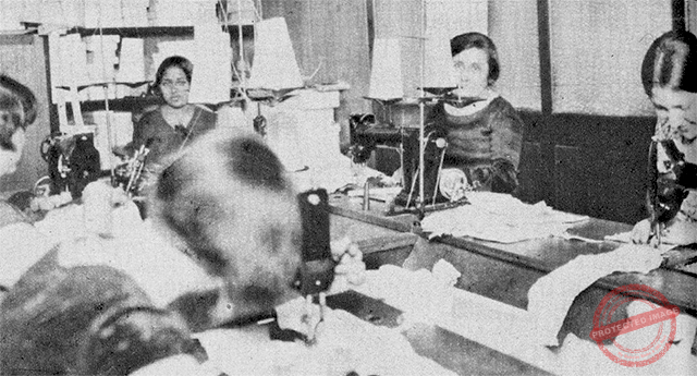 Departamento de confecciones de “El Deseo” de Pevida y Menéndez, Habana (Ca. 1929).