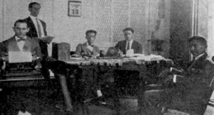 Vista del bufete del abogado Pedro Martín Camps y Camps (Ca. 1926).