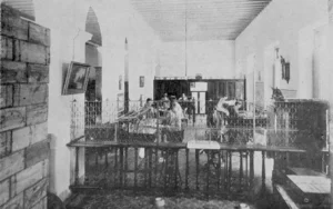 Cienfuegos. Vista de la oficina administrativa de la casa de Intriago y Pons (Ca. 1919).