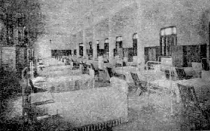 Colegio de los Hermanos Maristas en Cienfuegos. Vista de los dormitorios (Ca. 1926).