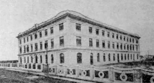 Colegio de los Hermanos Maristas en Cienfuegos. Vista general del edificio (Ca. 1926).
