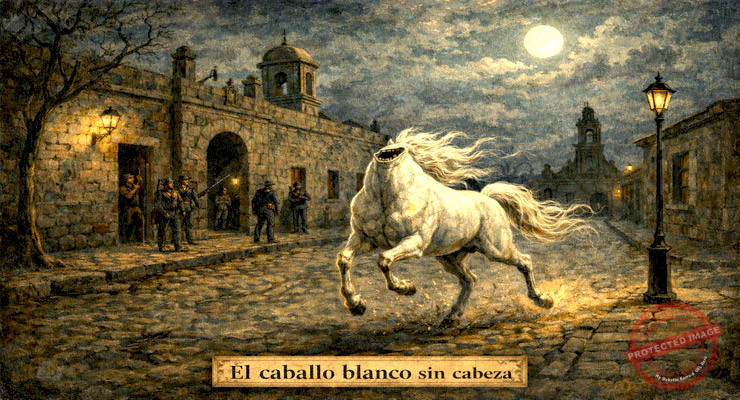 El Caballo Blanco sin Cabeza una leyenda Villaclareña de Manuel García Garófalo Mesa.