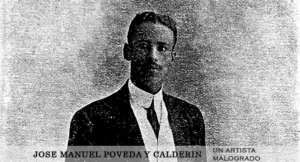 José Manuel Poveda y Calderín. Un artista malogrado desde El Fígaro por Ducazcal.