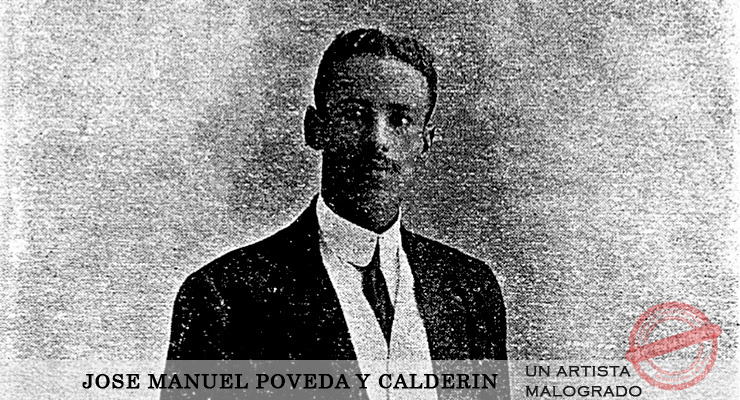 José Manuel Poveda y Calderín. Un artista malogrado desde El Fígaro por Ducazcal.