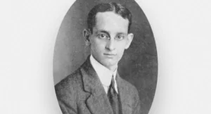 Pedro Nonell, hijo de Cienfuegos y administrador de la Revista Cuba y América y de la American Business Corp. (Ca. 1919).