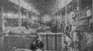 Port of Havana docks Co. Interior de un espigón en los muelles de San Francisco (Ca. 1918).