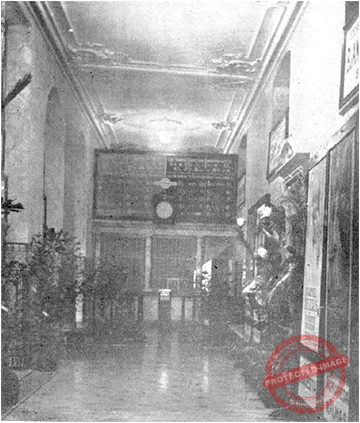 Vista del interior del teatro Campoamor (Ca. 1919).