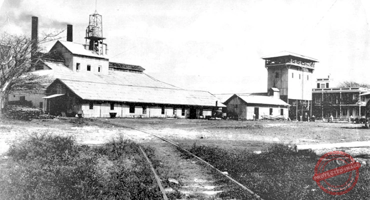 Central Santa María en el término de Ranchuelo propiedad de Esteban Cacicedo (Ca. 1914).