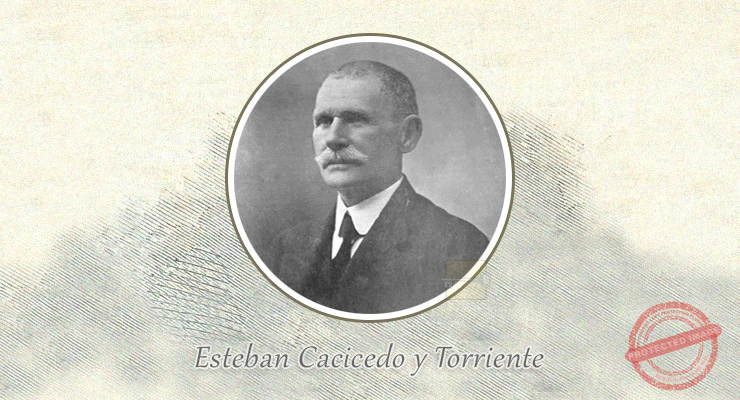 Esteban Cacicedo y Torriente un español que hizo fortuna en el comercio de Cienfuegos, Cuba.