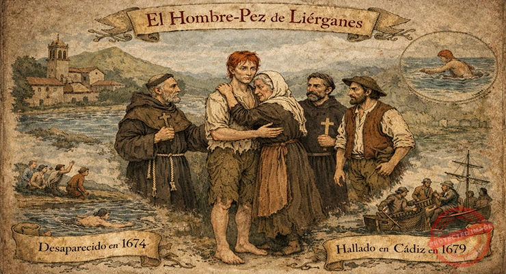 La leyenda del hombre-pez de Liérganes en Cantabria