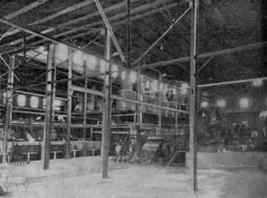 Central Santa Amalia. Tandem, hornos y casa de calderas (Ca. 1918).