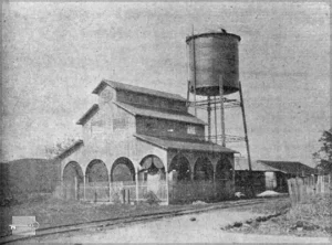 Central Santa Amalia. Vista del Acueducto (Ca. 1918).
