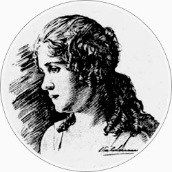 Graziella Garbalosa, retrato por Valderrama.