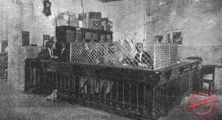 Jacinto Rodríguez, S. en C. Vista de la oficina en la Habana (Ca. 1918).
