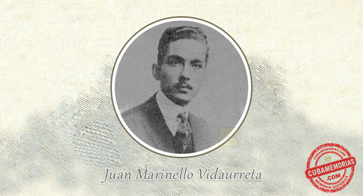Dr. Juan Marinello Vidaurreta. Retrato de la Revista El Fígaro en 1920.