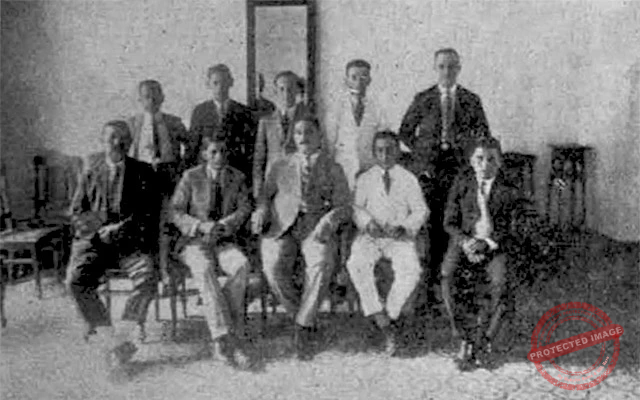 Directiva de la Sociedad de Instrucción y Recreo Unión Villaclareña (Ca. 1926).