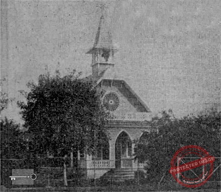 Central Santa Gertrudis - Vista de la Capilla Católica (Ca. 1918).