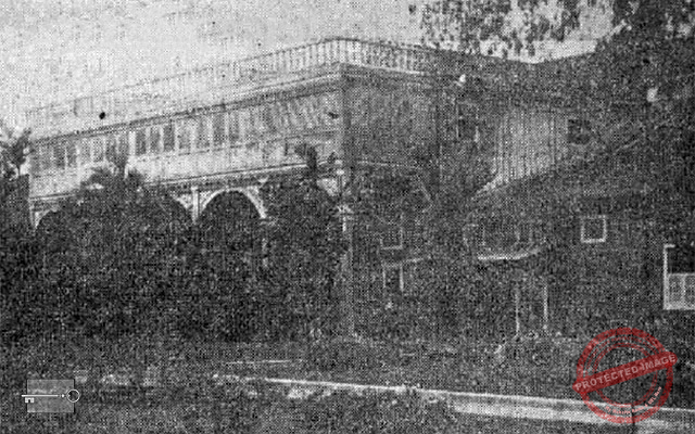 Central Santa Gertrudis - Vista de la casa de vivienda (Ca. 1918).