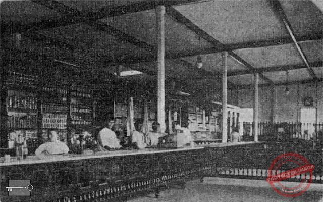 Central Santa Gertrudis - Vista del interior de la tienda (Ca. 1918).