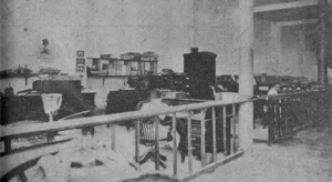 Compañía General de Autos y Motores vista de la oficina, Habana ca. 1918.