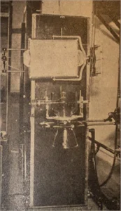 Aparato de Rayos X del Gabinete Electro Médico del Dr. Enrique Sáez Bringuier en Cárdenas (Ca. 1924).