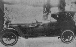 Modelo de automóvil Paige vendido por Edwin W. Miles y adquirido por el senador Vidal Morales.