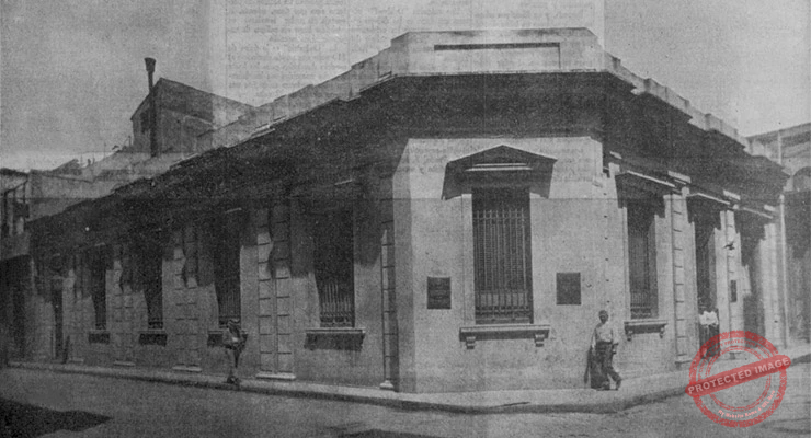 Edificio de Pons y Compañía importadores de calzado en la Habana ca. 1918.