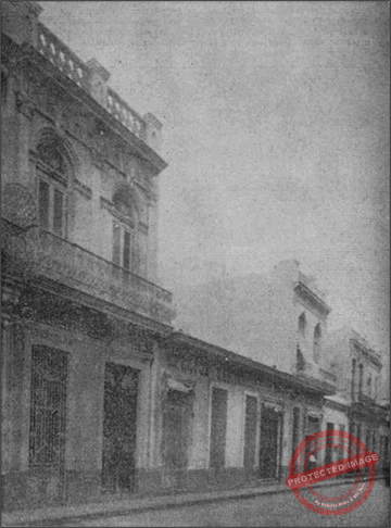 Taboada y Rodríguez. Edificio almacén de materiales en la calle Cienfuegos núm. 9, Habana.